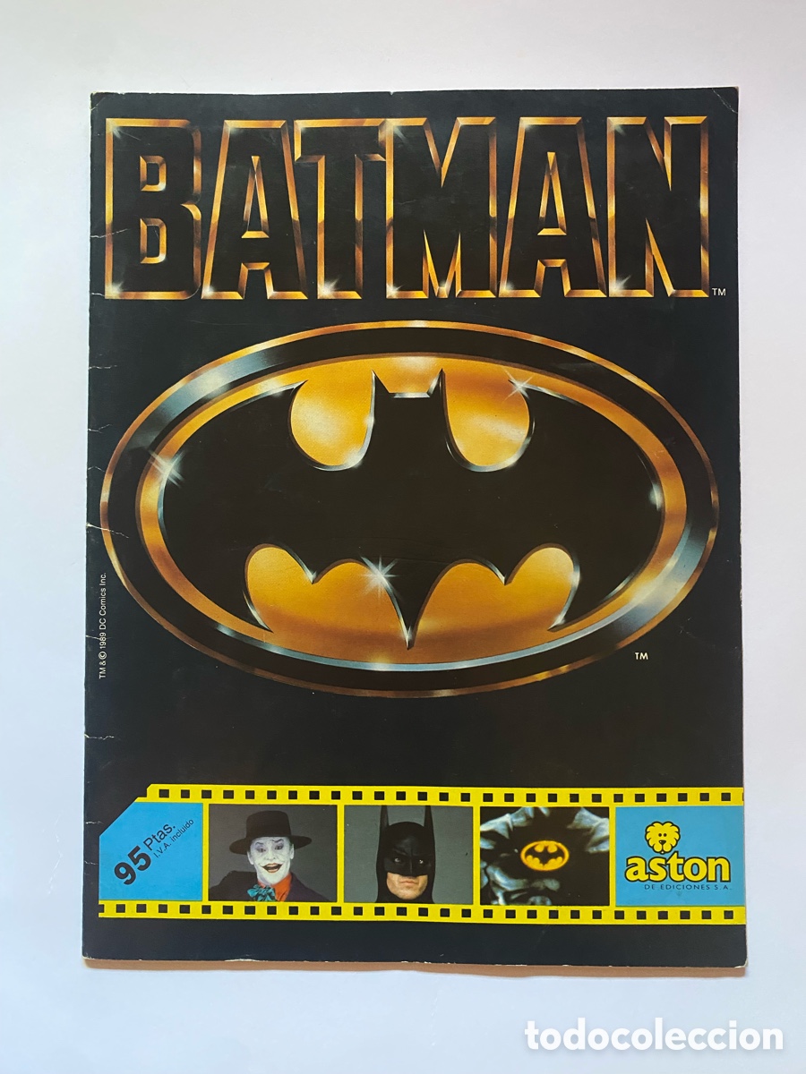 Colecionismo Caderneta: &Aacute;lbum de cromos Batman COMPLETO