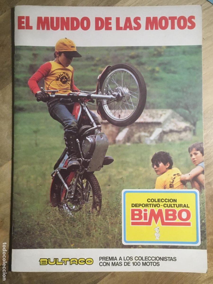 Sammeln Sammelalbum: el mundo de las motos bimbo album de cromos completo perfecto estado