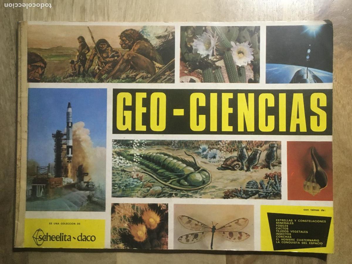 Coleccionismo &aacute;lbum: geo-ciencias geociencias album de cromos completo perfecto estado como nuevo