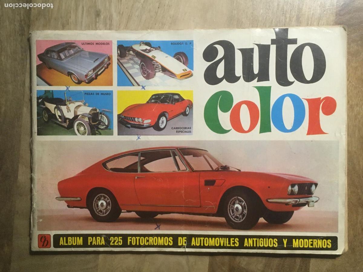 Coleccionismo &aacute;lbum: auto color bruguera album de cromos completo buen estado