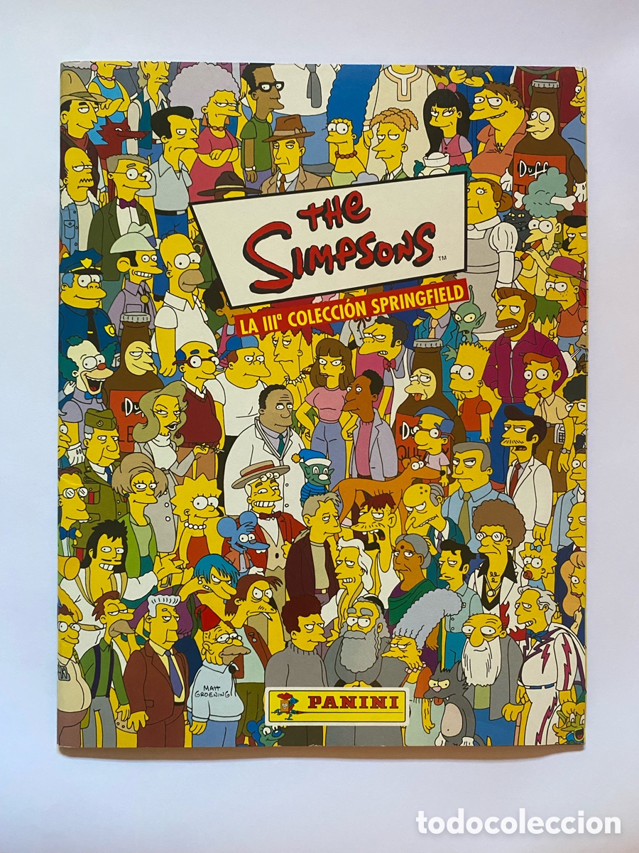 Collectable Albums: &Aacute;lbum de cromos Los Simpsons 3 La Collecci&oacute;n de Sprinfield COMPLETO