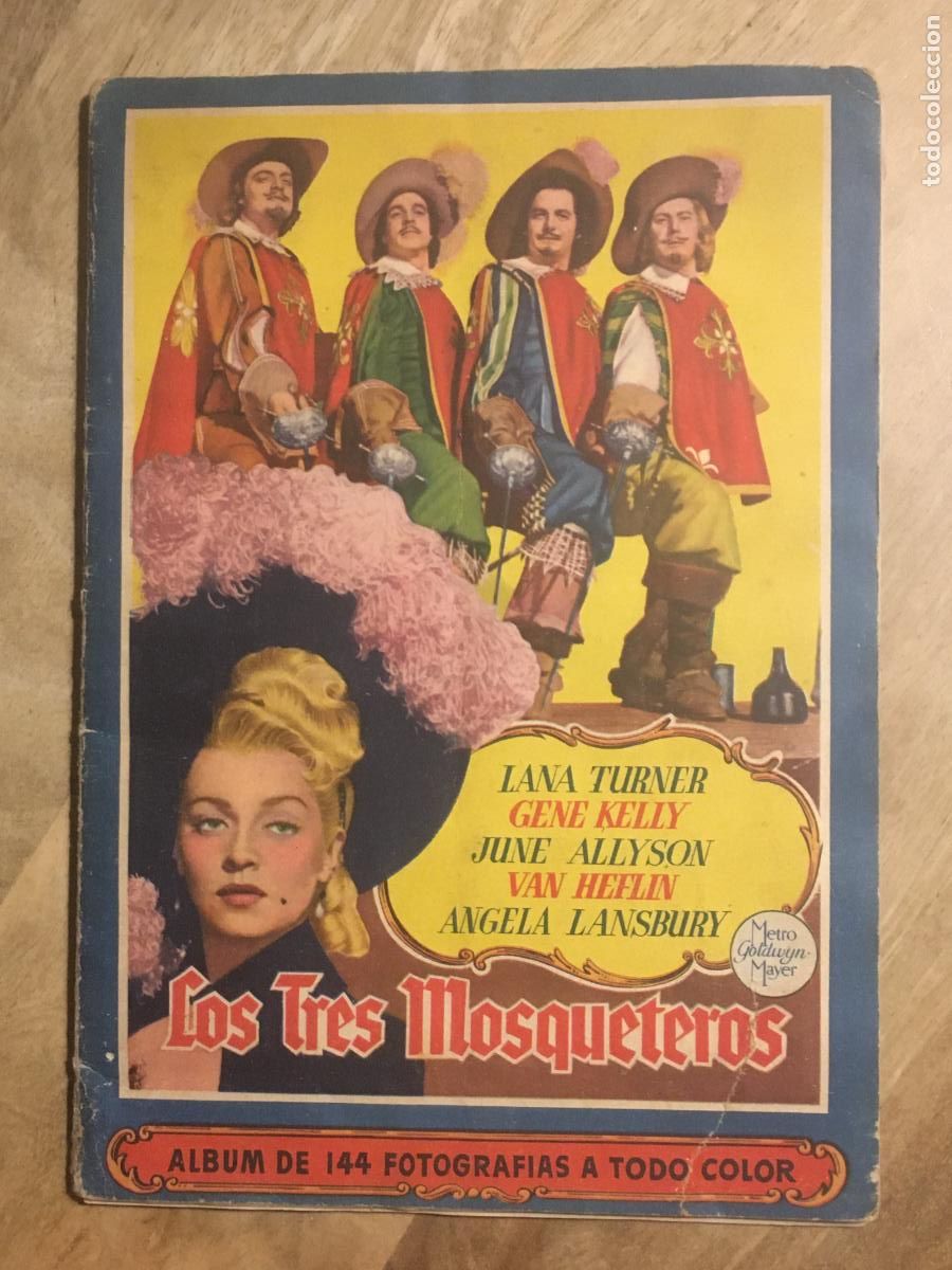 Coleccionismo &aacute;lbum: los tres mosqueteros album de cromos completo perfecto estado como nuevo