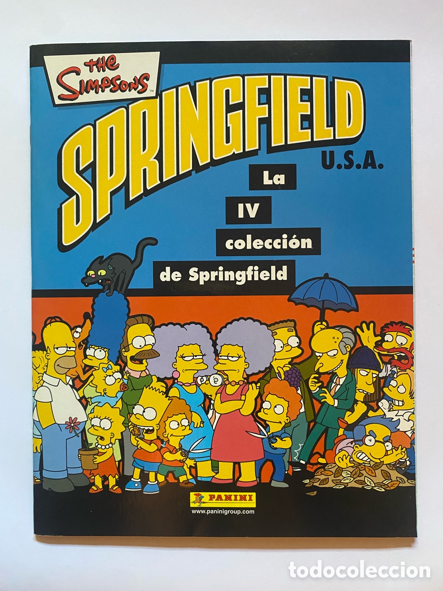 Collectable Albums: &Aacute;lbum de cromos Los Simpsons 3 USA La Collecci&oacute;n de Sprinfield COMPLETO