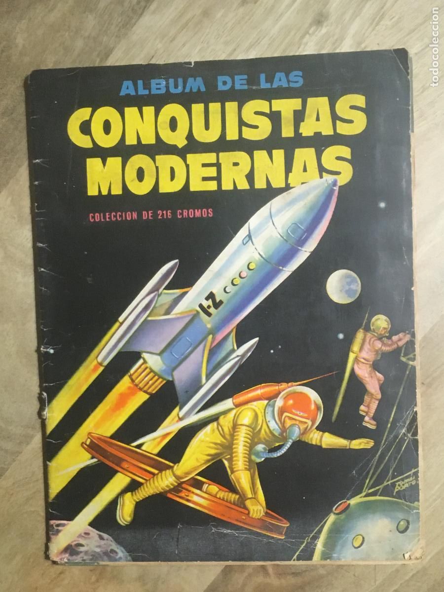 Coleccionismo &aacute;lbum: conquistas modernas album de cromos completo buen estado