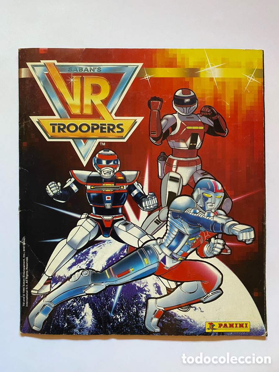 Collectionnisme Album: &Aacute;lbum de cromos VR Troopers COMPLETO