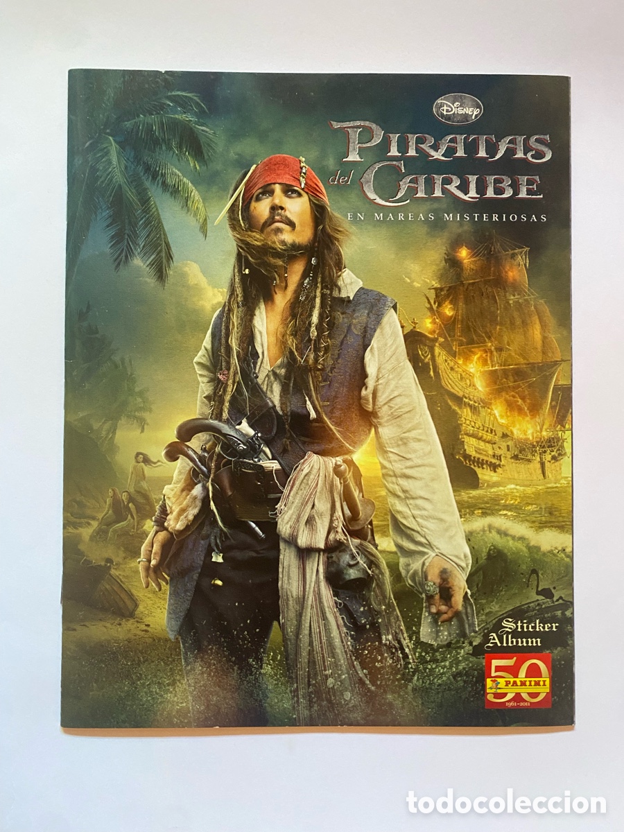 Collectionnisme Album: &Aacute;lbum de cromos Piratas del Caribe en Mareas Misteriosas COMPLETO CROMOS SIN PEGAR