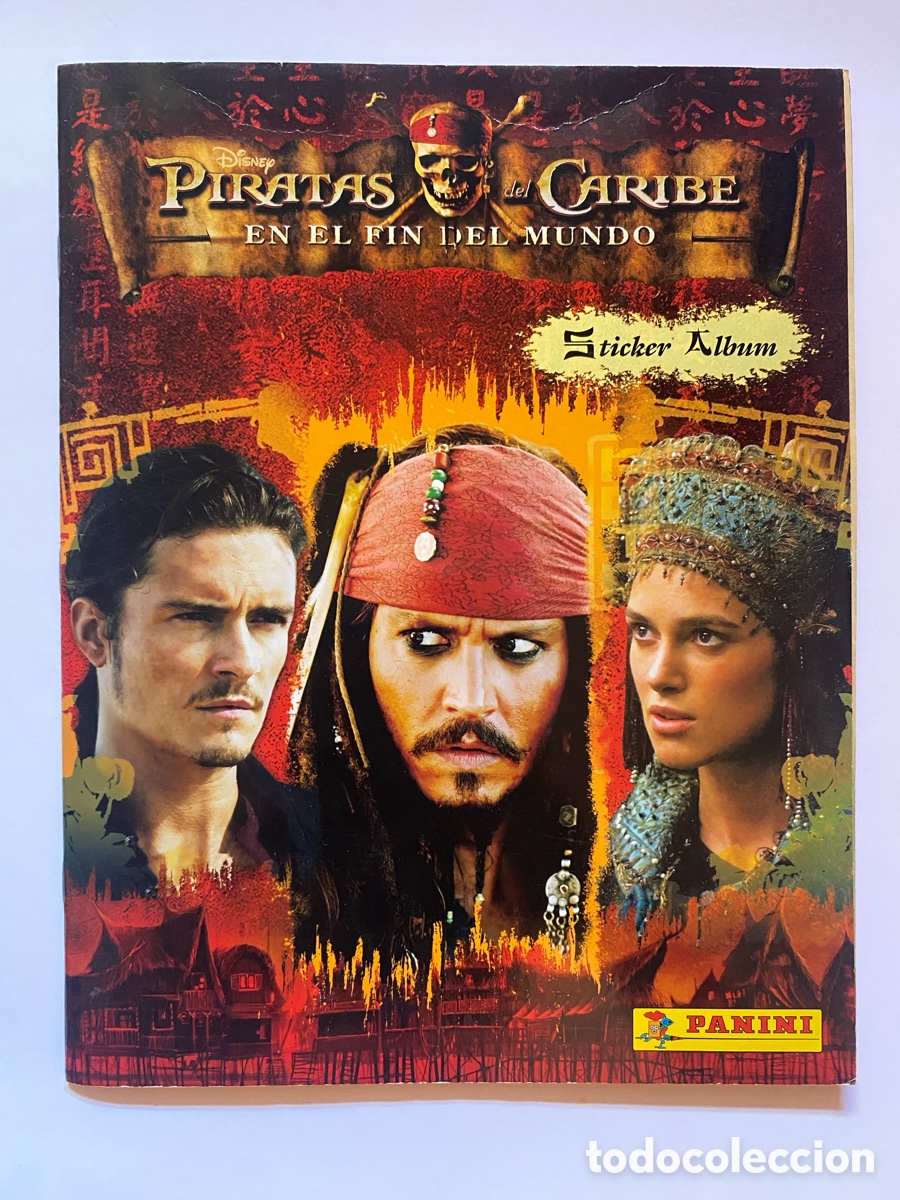 Coleccionismo &aacute;lbum: &Aacute;lbum de cromos Piratas del Caribe en el Fin del Mundo COMPLETO