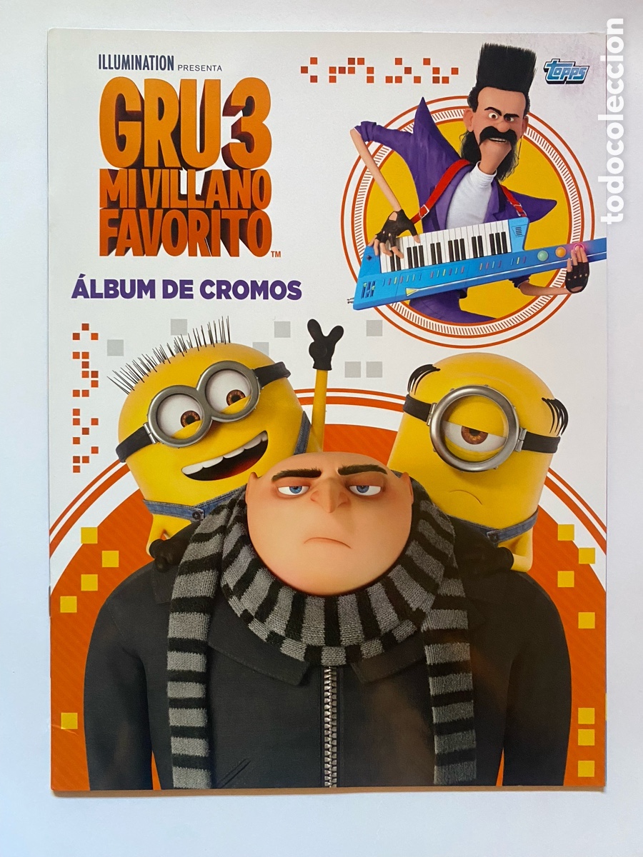 Coleccionismo &aacute;lbum: &Aacute;lbum de cromos Gru 3 Mi Villano Favorito COMPLETO CROMOS SIN PEGAR