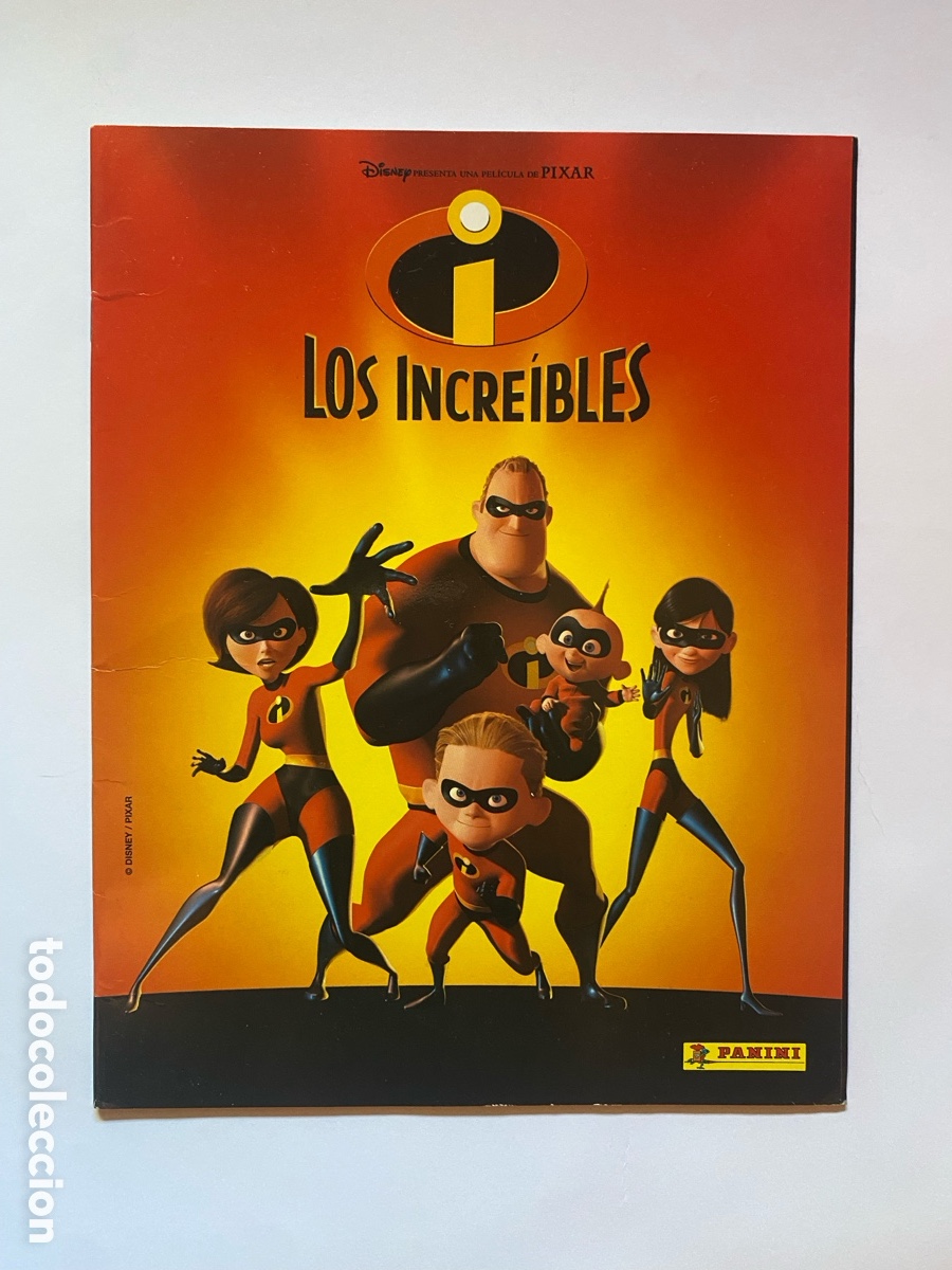 Coleccionismo &aacute;lbum: &Aacute;lbum de cromos Los Increibles COMPLETO CROMOS SIN PEGAR