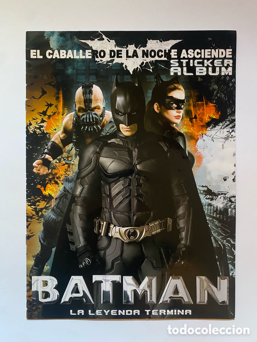 Coleccionismo &aacute;lbum: &Aacute;lbum de cromos Batman El Caballero de la Noche Asciende (Per&uacute;) COMPLETO CROMOS SIN PEGAR