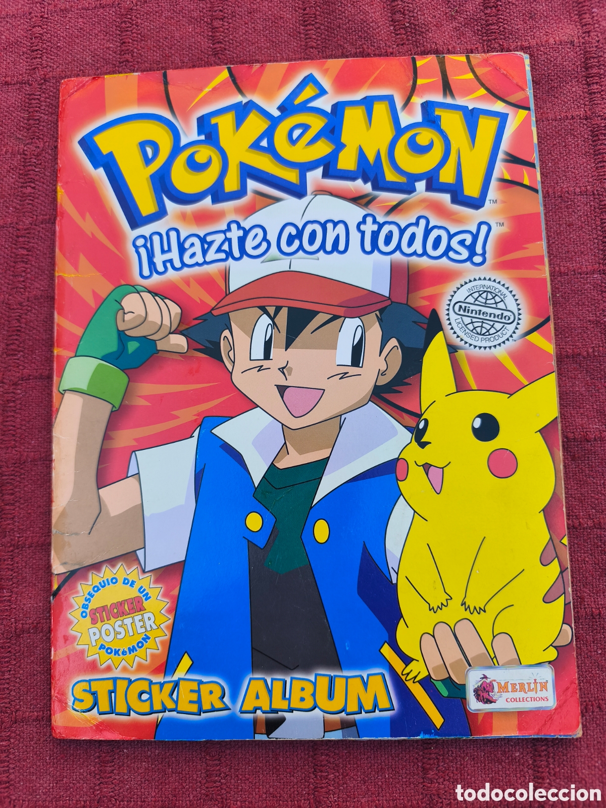 Coleccionismo &aacute;lbum: ALBUM DE CROMOS POK&Eacute;MON HAZTE CON TODOS COMPLETO SIN POSTER