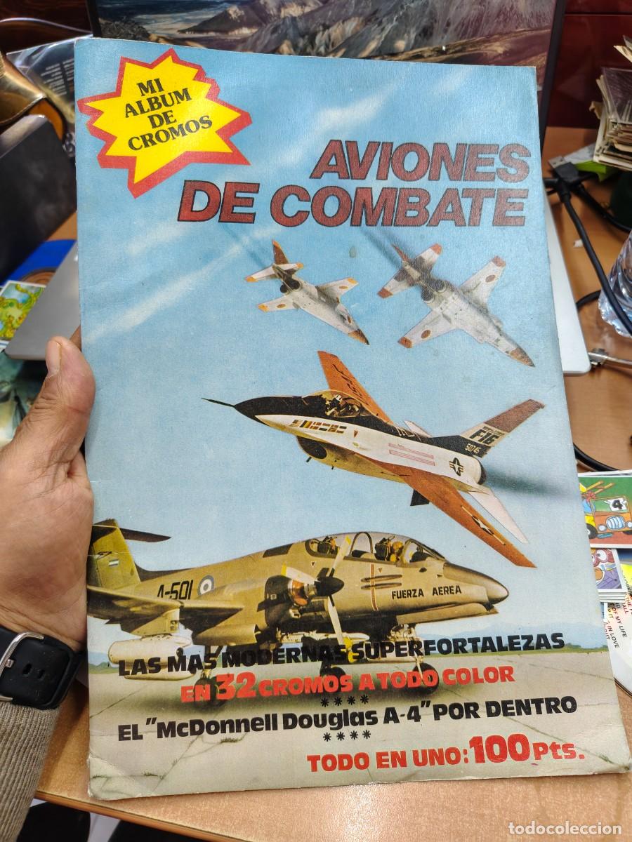 Coleccionismo &aacute;lbum: ALBUM DE CROMOS AVIONES DE COMBATE. COMPLETO . VER FOTOS ADICIONALES