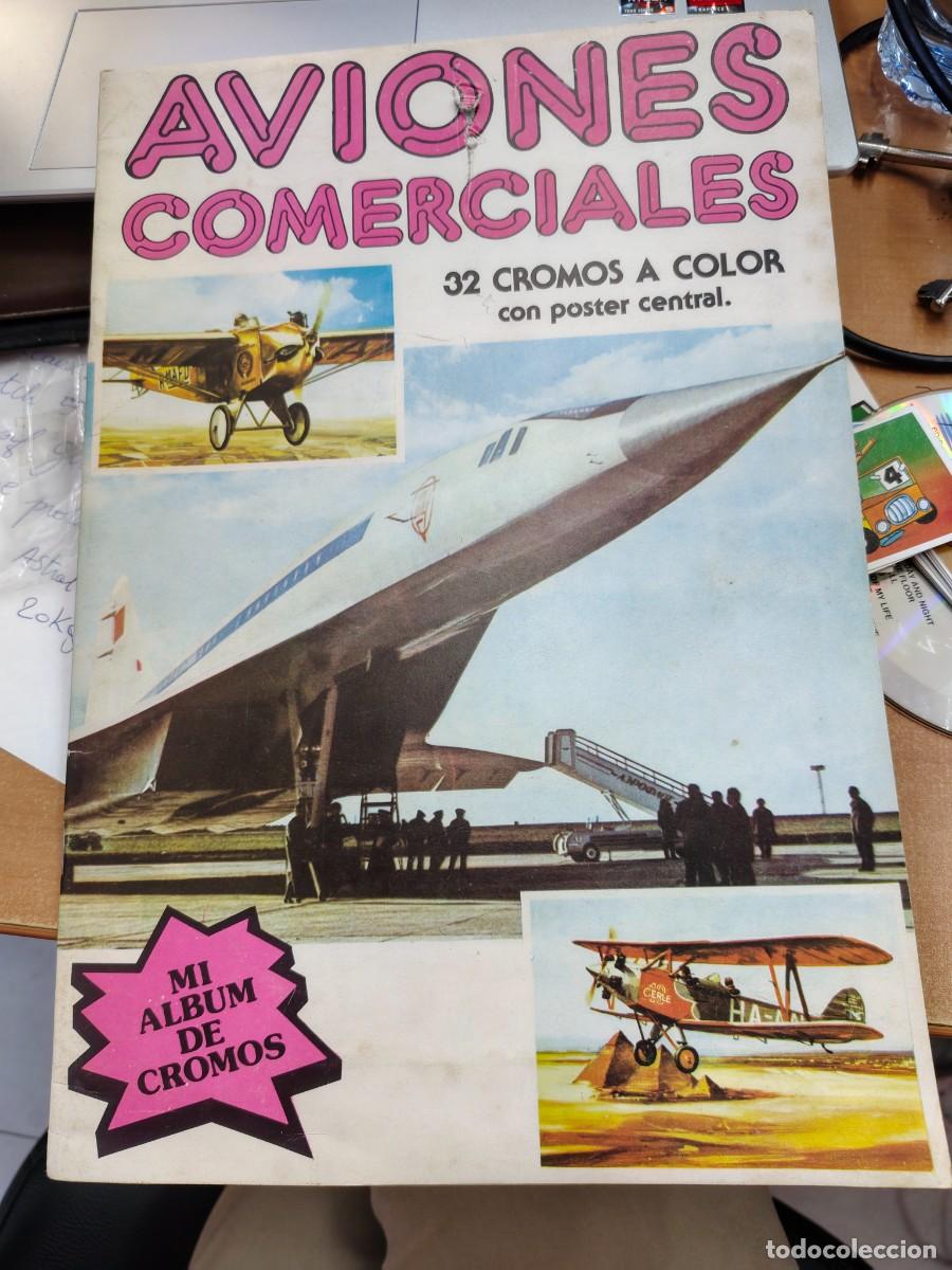 Coleccionismo &aacute;lbum: ALBUM DE CROMOS AVIONES COMERCIALES. COMPLETO . VER FOTOS ADICIONALES