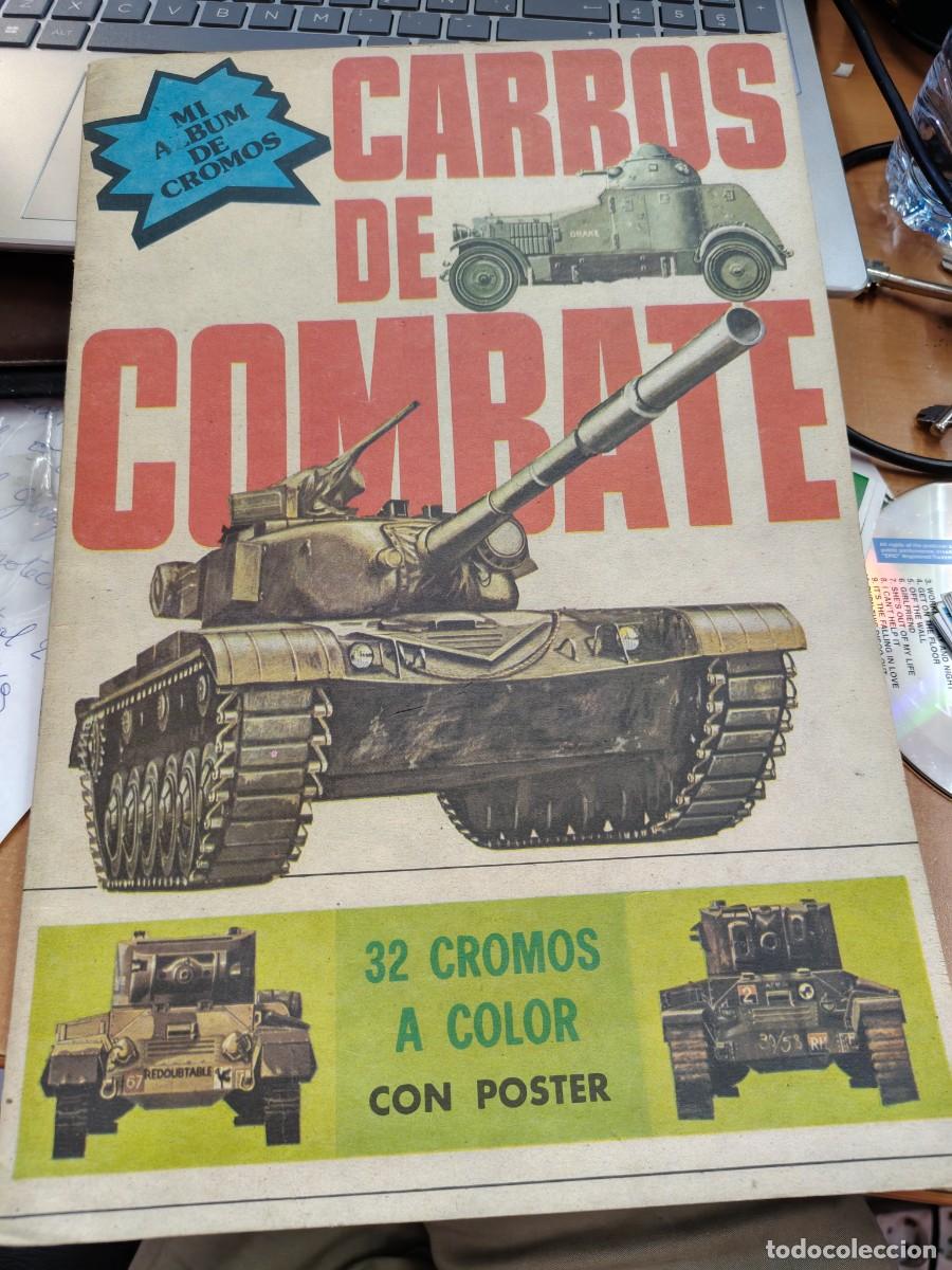 Coleccionismo &aacute;lbum: ALBUM DE CROMOS CARROS DE COMBATE. COMPLETO . VER FOTOS ADICIONALES
