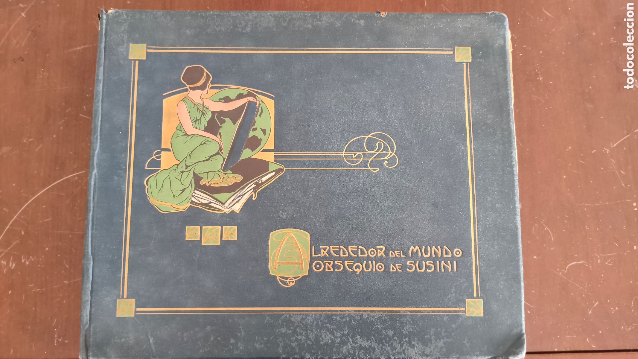 Sammeln Sammelalbum: Album cromos cigarros completo antiguo ALREDEDOR DEL MUNDO Obsequio Susini