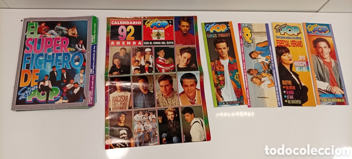 Coleccionismo &aacute;lbum: .SUPER POP. FICHERO, CALENDARIO Y LA HISTORIA