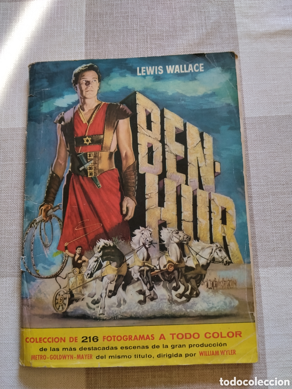 Coleccionismo &aacute;lbum: &Aacute;lbum de cromos BEN-HUR primera edici&oacute;n 1960