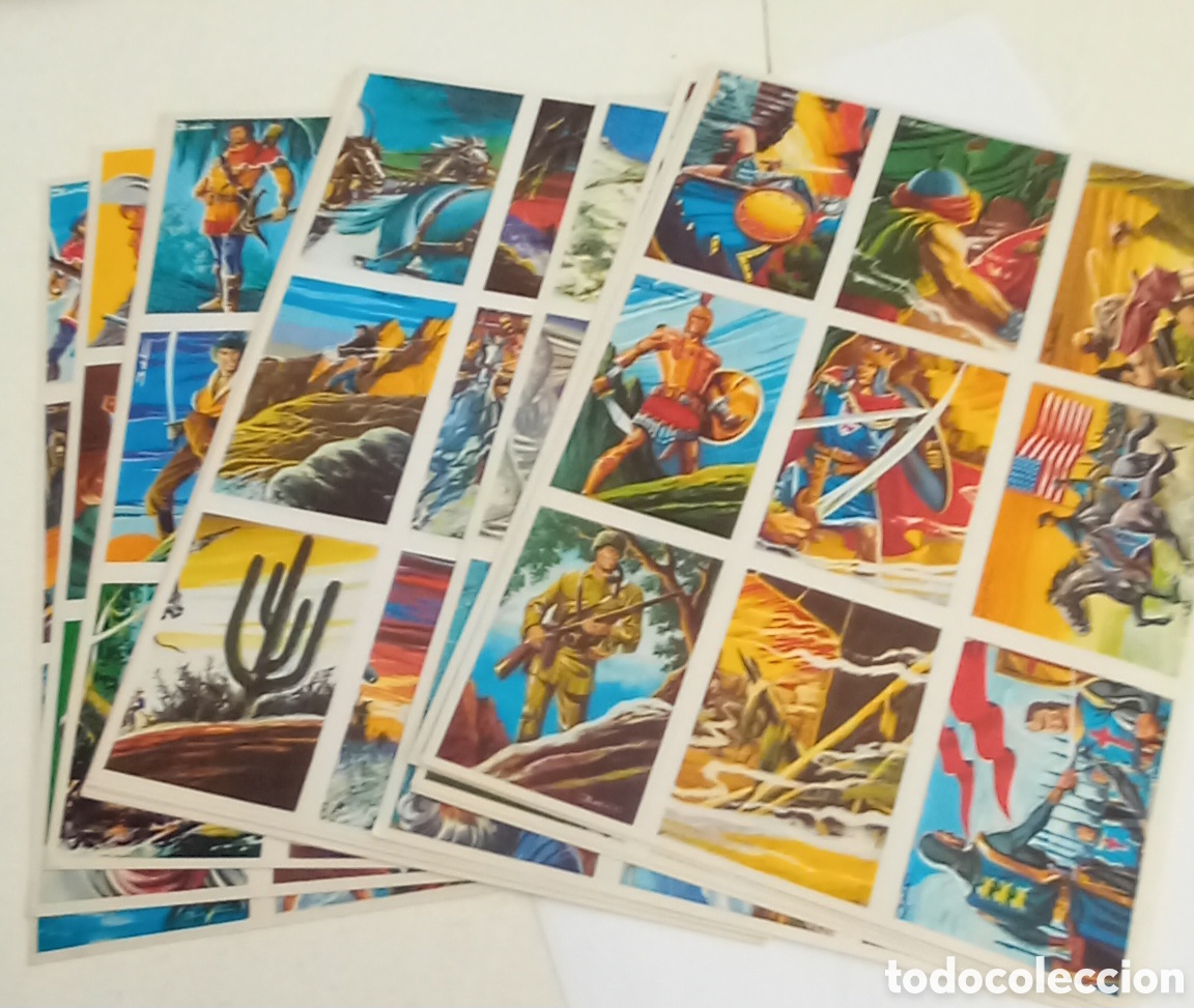 Coleccionismo &aacute;lbum: Heroes legendarios. Completo en plancha - Foto 2