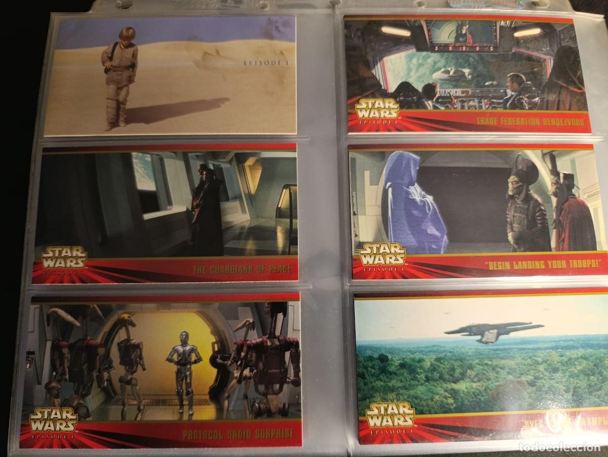 Coleccionismo &aacute;lbum: STAR WARS EPISODIO I - WIDE VISION - VERSION ROJA COLECCION COMPLETA 1 AL 80 + VERSION INGLES