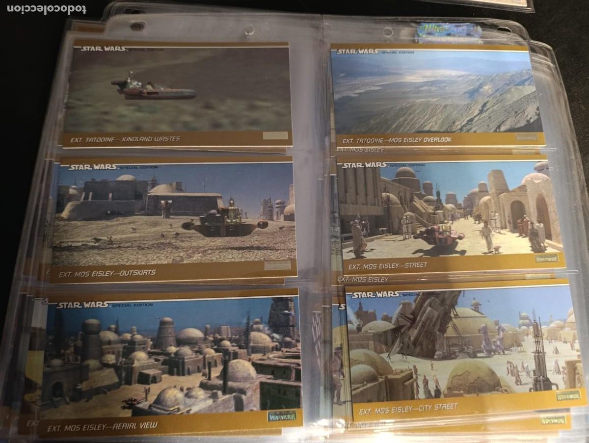 Collectable Albums: STAR WARS EPISODIO IV- WIDE VISION - EDICION ESPECIAL - COLECCION COMPLETA 1 AL 72 + VERSION INGLES
