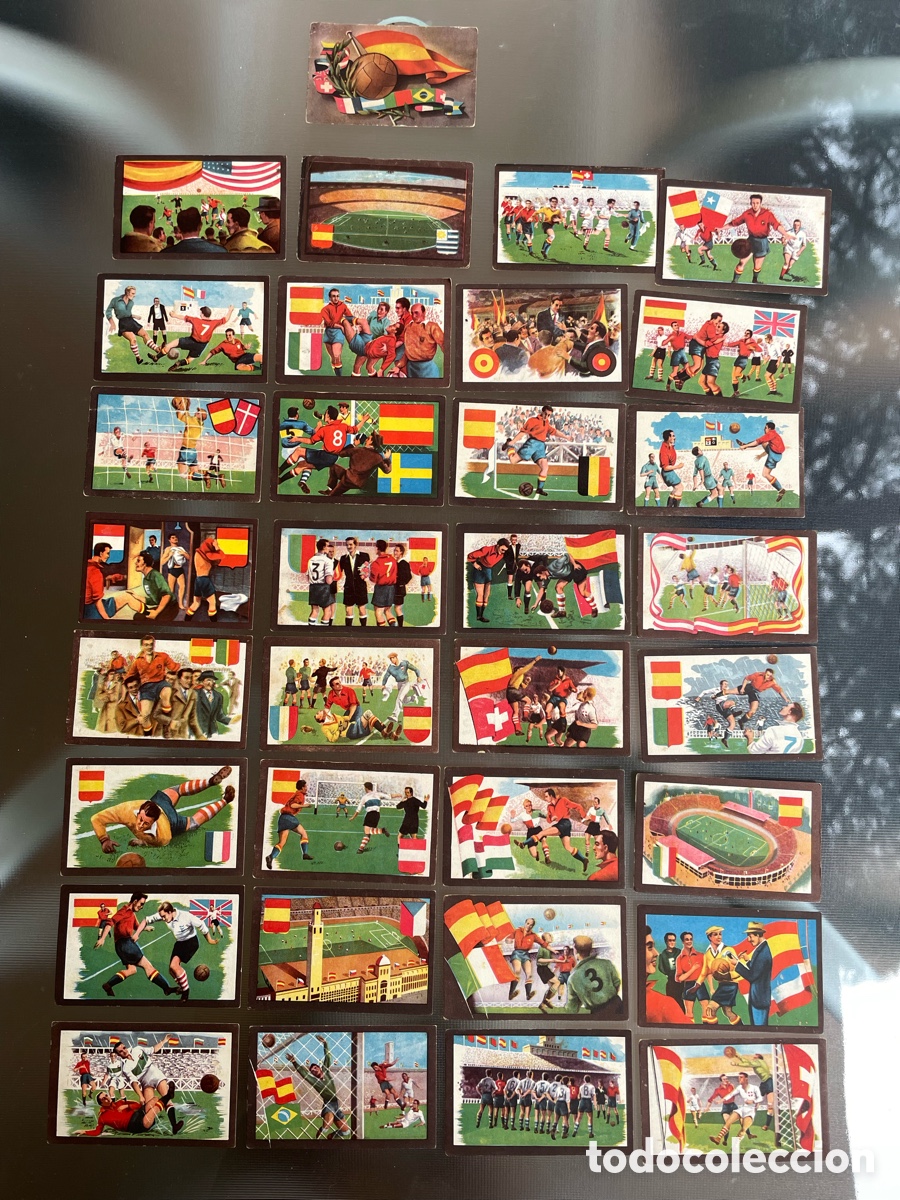 Coleccionismo &aacute;lbum: Coleccion completa cromos Partidos Internacionales Espa&ntilde;a - Chocolates Tupinamba
