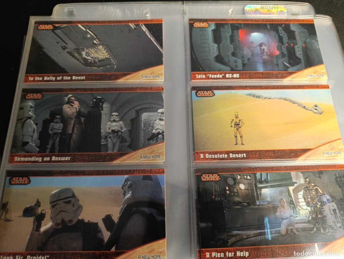 Coleccionismo &aacute;lbum: STAR WARS - WIDE VISION - TRIOLOGIA - COLECCION COMPLETA 1 AL 72 + VERSION INGLES