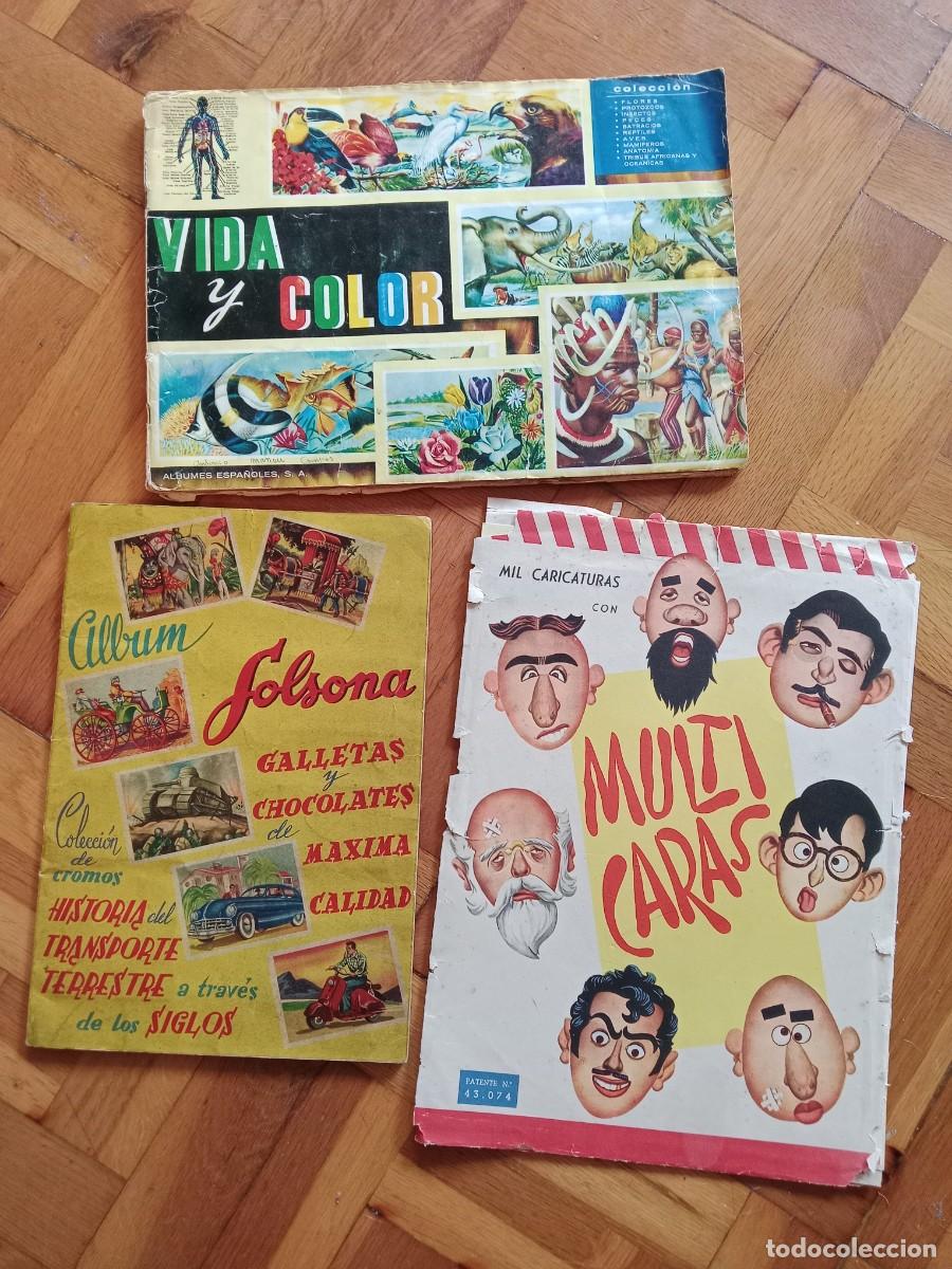 Coleccionismo &aacute;lbum: 2 &Aacute;lbummes de cromos antiguos y Multicaras