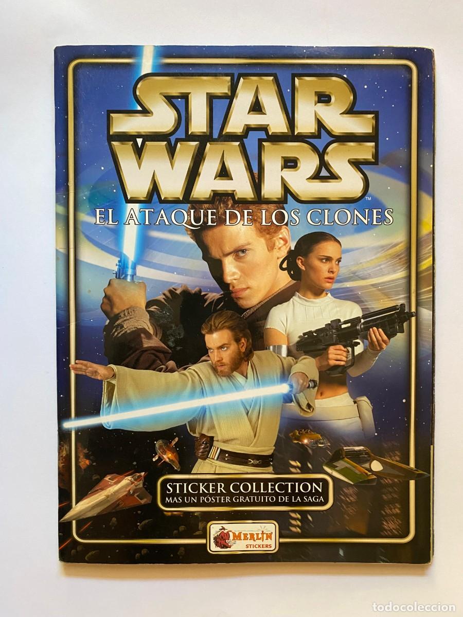 Collezionismo &Aacute;lbum: &Aacute;lbum de cromos Star Wars, El Ataque de los Clones COMPLETO