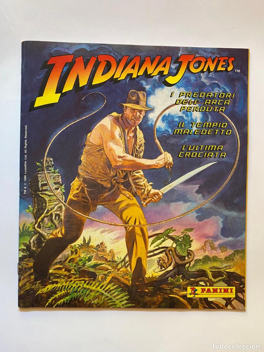 Coleccionismo &aacute;lbum: &Aacute;lbum de cromos Indiana Jones (Italiano) COMPLETO CROMOS SIN PEGAR