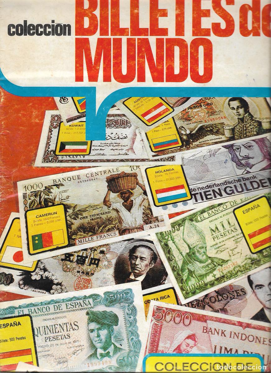 Coleccionismo &aacute;lbum: BILLETES DEL MUNDO. &iexcl;&iexcl; ALBUM COMPLETO !!, 242 CROMOS. ALBUM ESTE. 1974.(C/35 RUM)