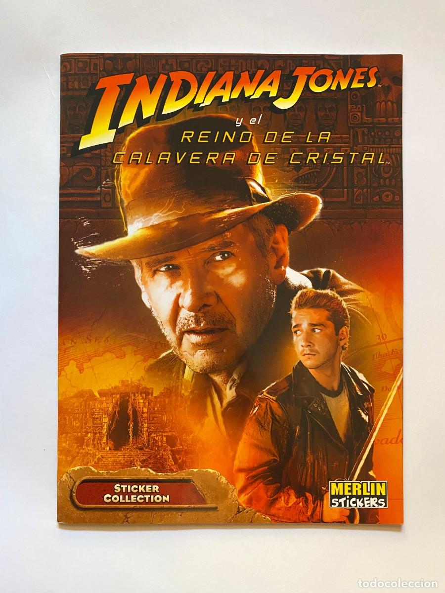 Coleccionismo &aacute;lbum: &Aacute;lbum de cromos Indiana Jones y El Reino de la Calabera de Cristal COMPLETO CROMOS SIN PEGAR