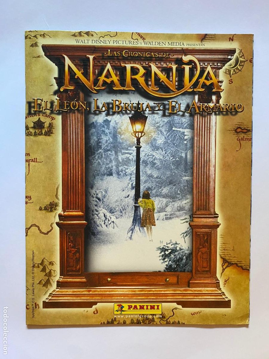 Collectionnisme Album: &Aacute;lbum de cromos Las Cr&oacute;nicas de Narnia El le&oacute;n, La bruja y El armario COMPLETO CROMOS SIN PEGAR