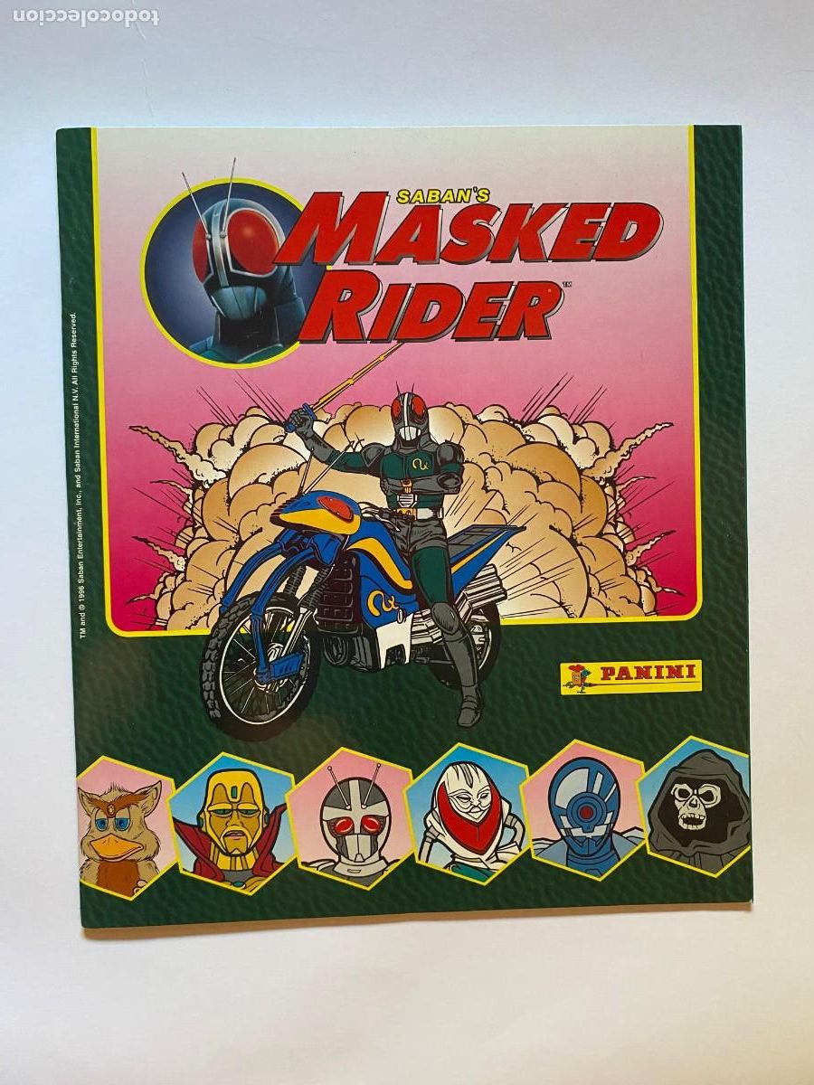 Coleccionismo &aacute;lbum: &Aacute;lbum de cromos Masked Rider COMPLETO CROMOS SIN PEGAR