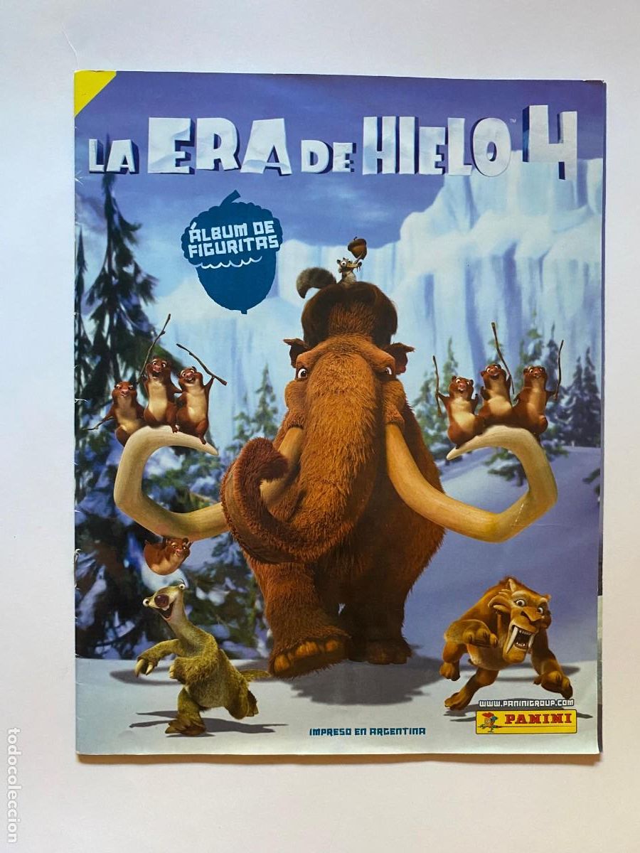 Coleccionismo &aacute;lbum: &Aacute;lbum de cromos La Era del HIelo 4 (Argentina) COMPLETO