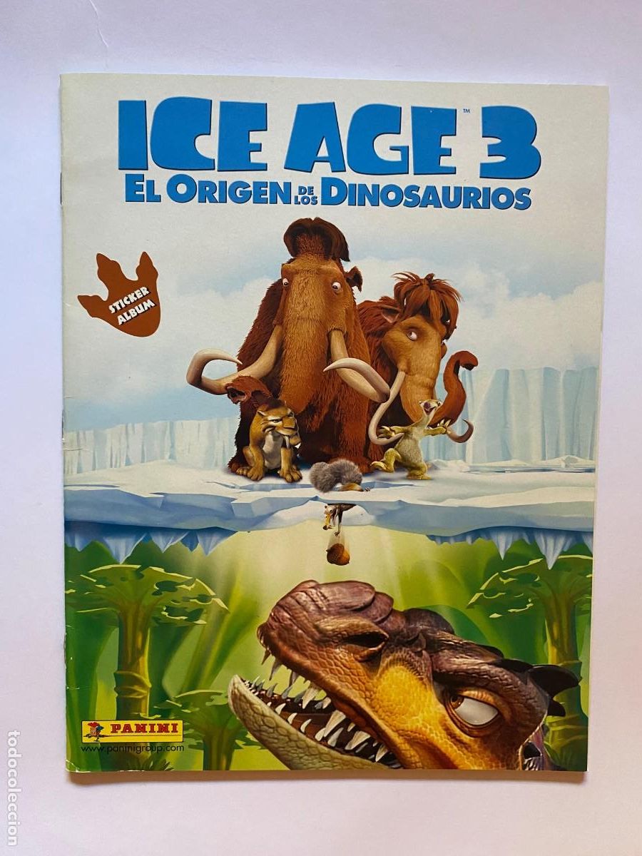 Coleccionismo &aacute;lbum: &Aacute;lbum de cromos Ice Age 3 El Origen de los Dinosaurios COMPLETO