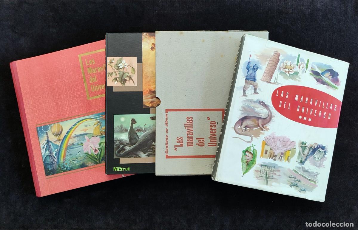 Coleccionismo &aacute;lbum: LOTE 3 &Aacute;LBUMES LAS MARAVILLAS DEL UNIVERSO, VOLUMENES I, II y III. NESTLE, 1955-58. COMPLETOS