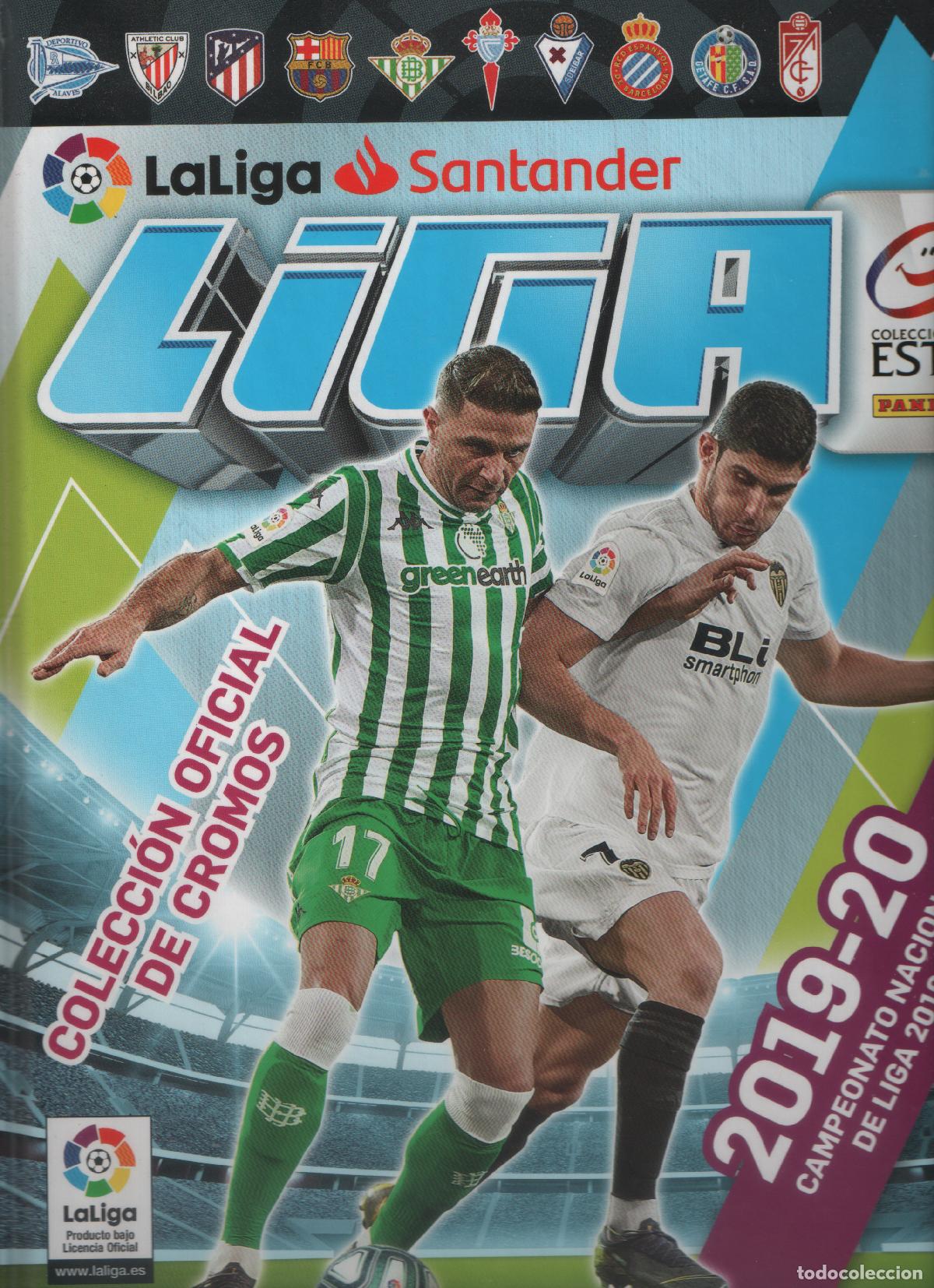 Coleccionismo &aacute;lbum: Album Este Tapa dura completo (sin cromos de chicles) Liga 2019-20 + Mercado Invierno