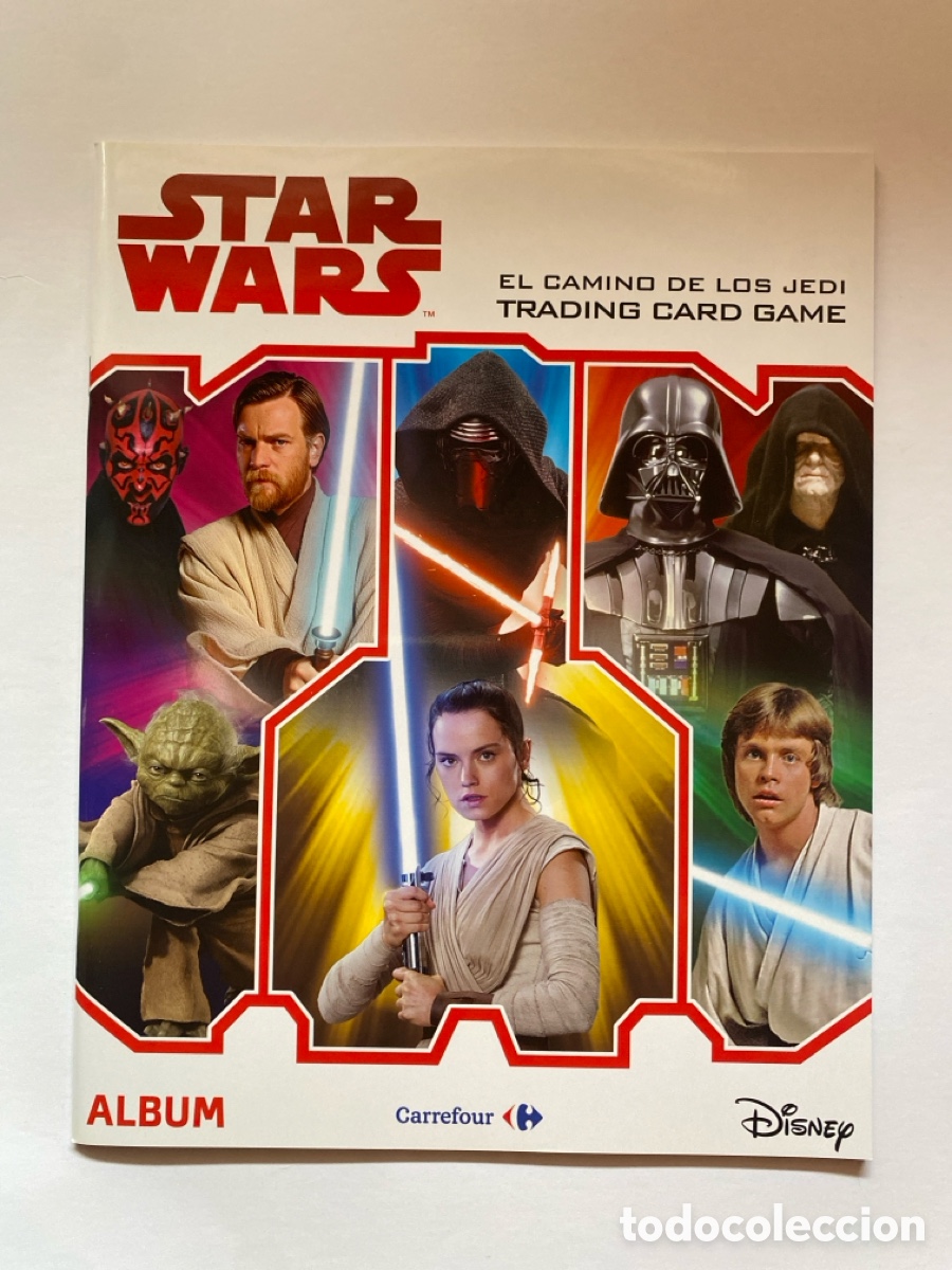 Coleccionismo &aacute;lbum: &Aacute;lbum de cromos Star Wars Carrefour El Camino de los Jedi COMPLETO CROMOS SIN PEGAR
