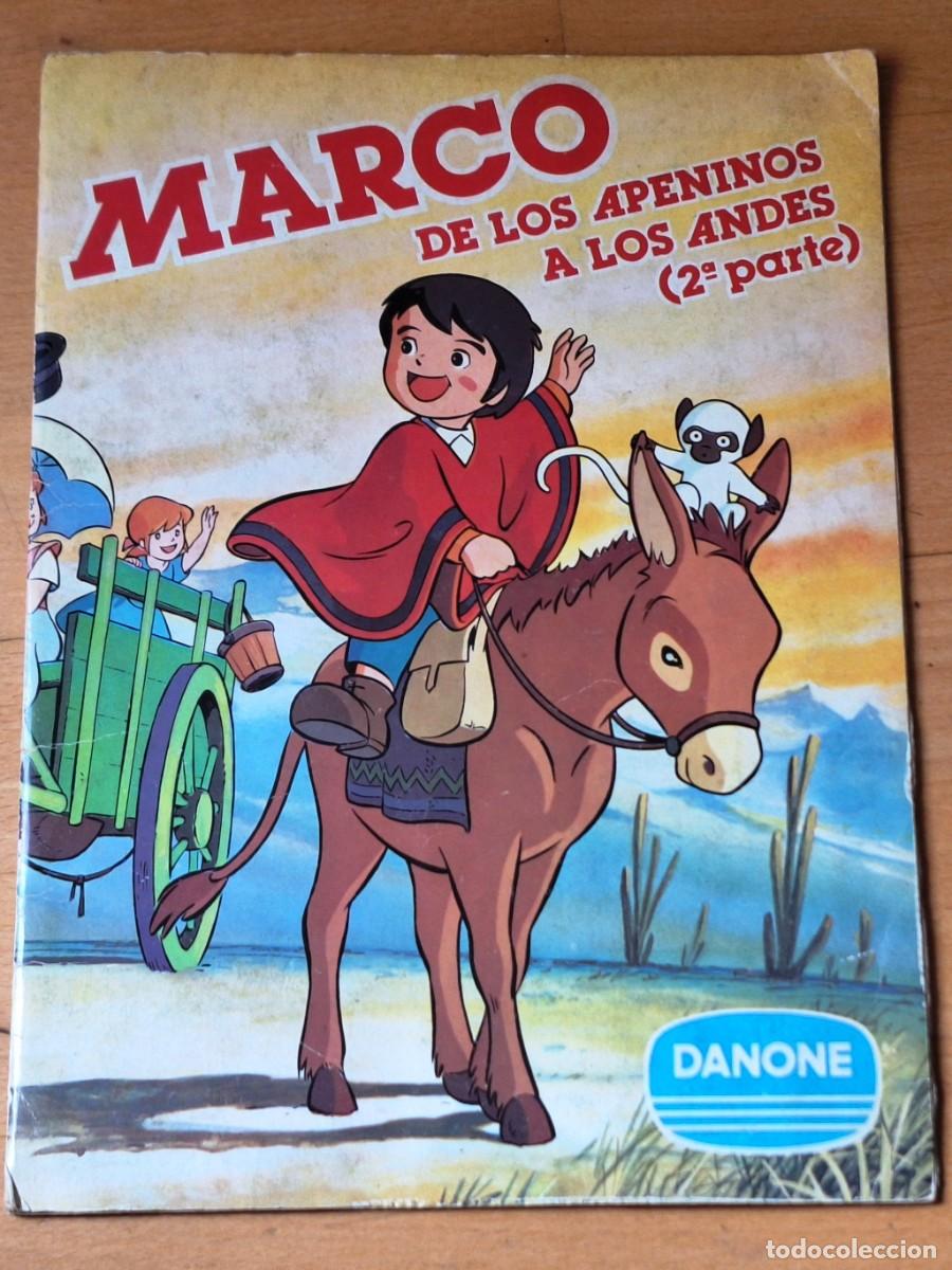 Coleccionismo &aacute;lbum: ALBUM DE CROMOS ANTIGUO COMPLETO (96 CROMOS) - MARCO DE LOS APENINOS A LOS ANDES (2&ordf; PARTE)- DANONE