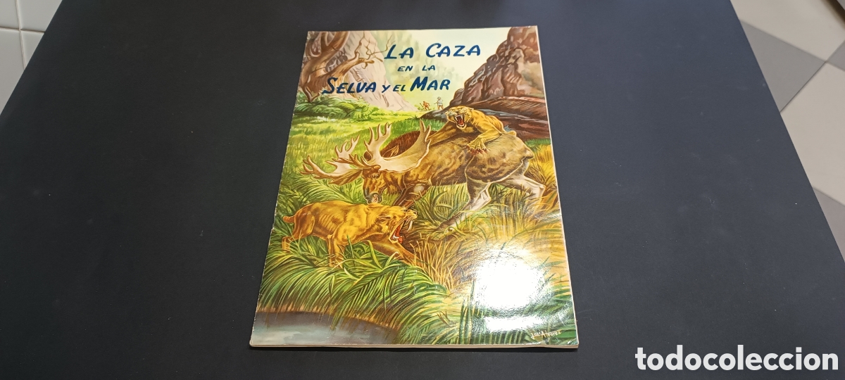 Collezionismo &Aacute;lbum: ALBUM - &rdquo; LA CAZA EN LA SELVA Y EL MAR &rdquo; - EXCLUSIVAS TRIUNFO 1959 - COMPLETO 100 CROMOS - EXCELENTE