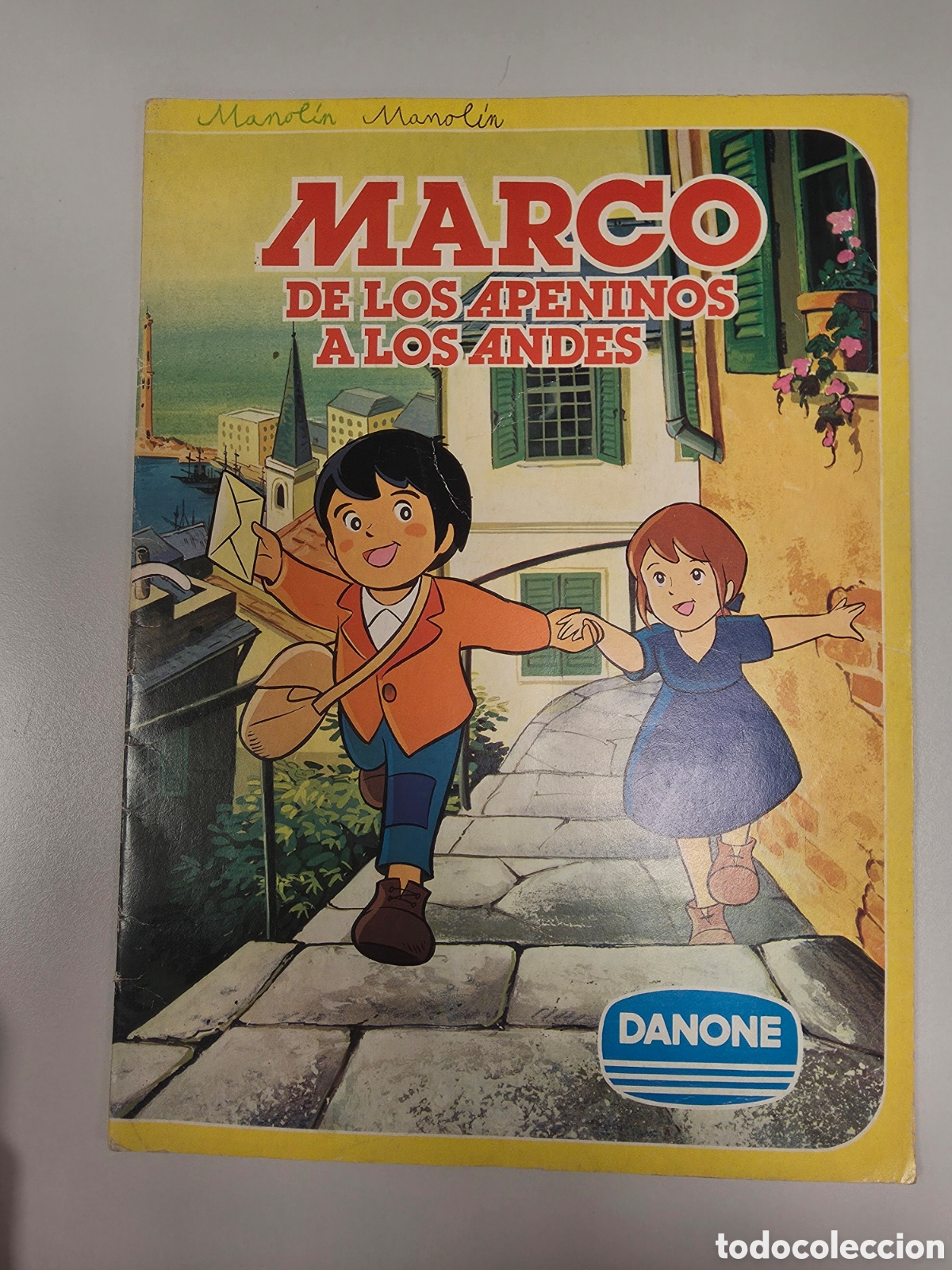 Coleccionismo &aacute;lbum: &Aacute;lbum de cromos Marco de los apeninos de los andes Danone. Completo
