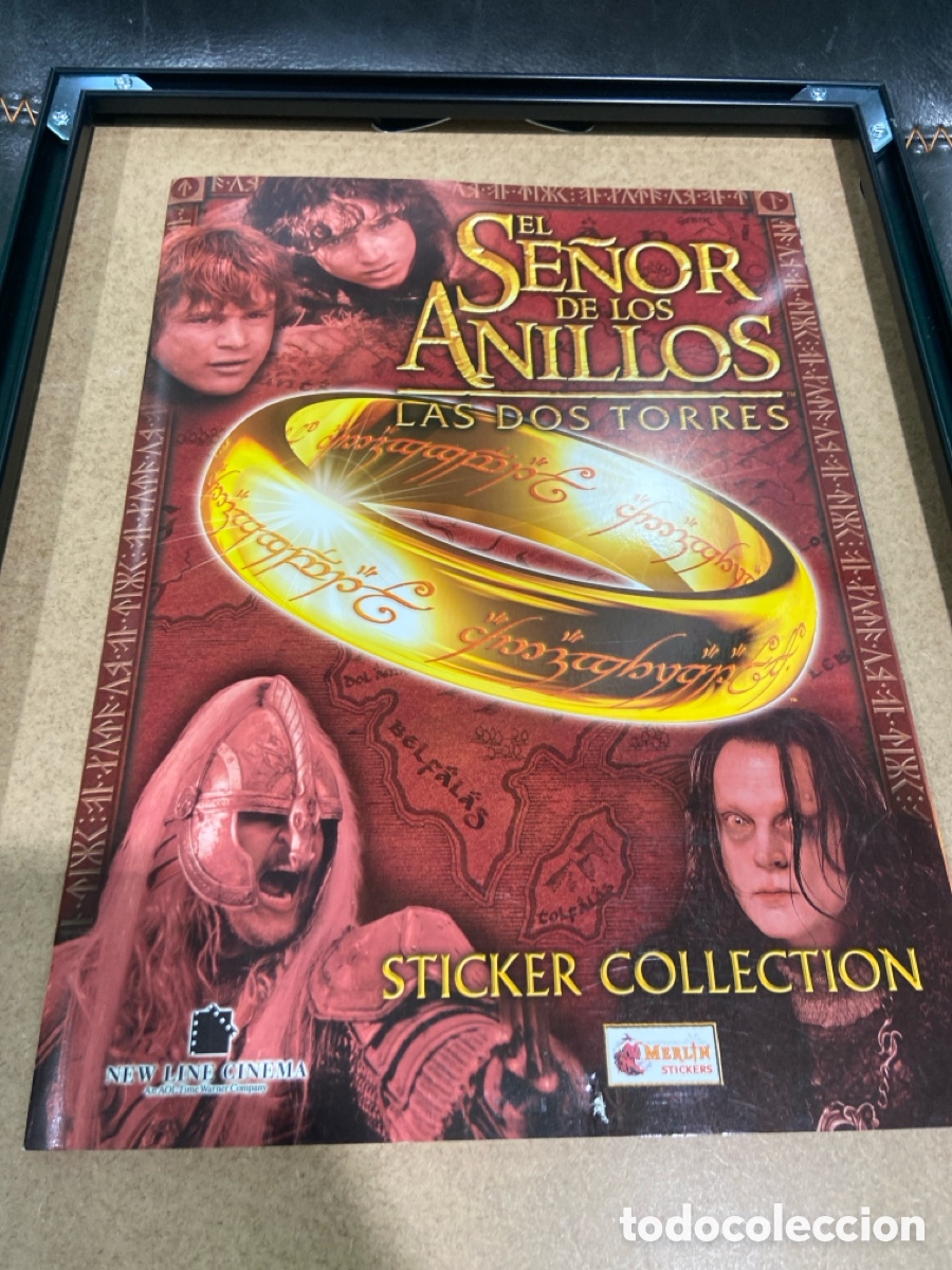 Collectionnisme Album: Album completo. El se&ntilde;or de los anillos las dos torres. Merl&iacute;n stickers