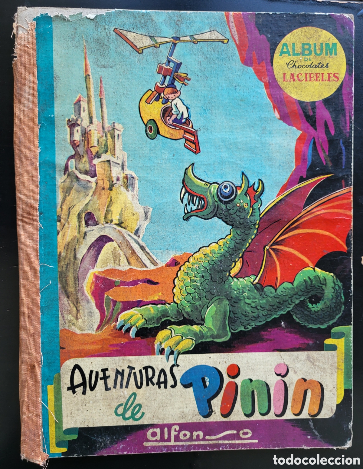 Coleccionismo &aacute;lbum: 2⁰ &Aacute;LBUM de LAS AVENTURAS DE PIN&Iacute;N COMPLETO CHOCOLATES LA CIBELES ORIGINAL ALFONSO