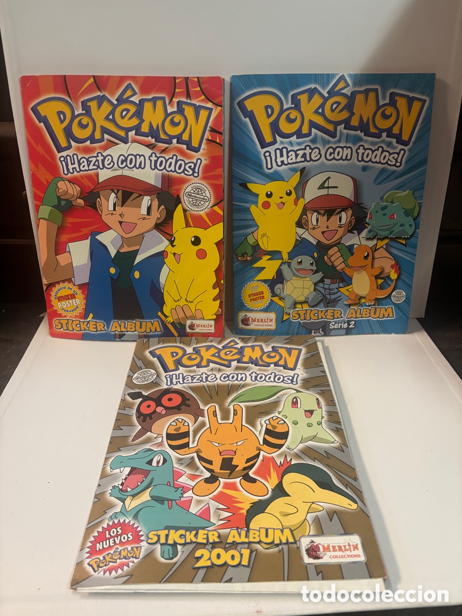 Coleccionismo &aacute;lbum: &Aacute;lbumes de Pokemon completos con postres incluidos
