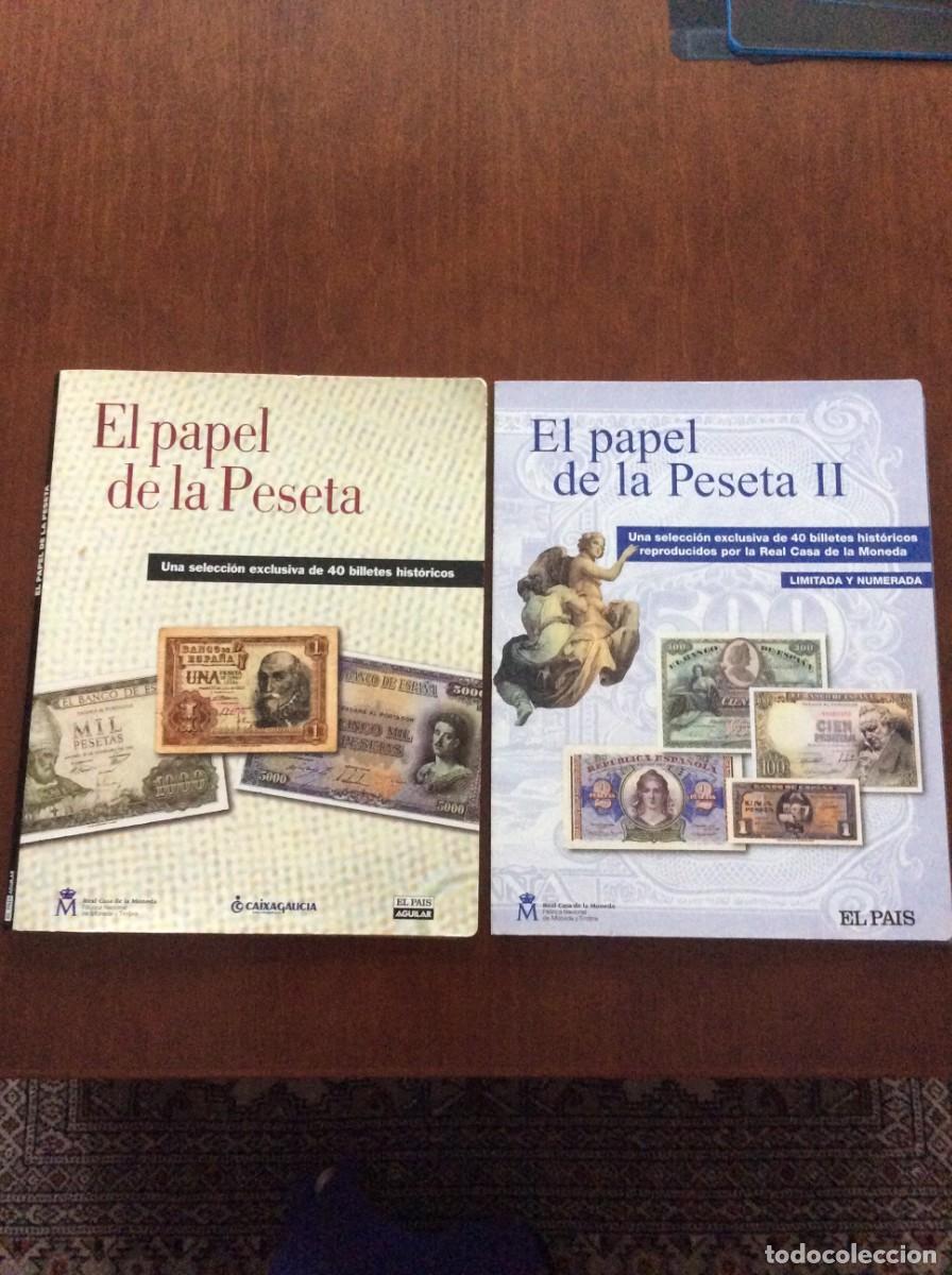 Coleccionismo &aacute;lbum: EL PAPEL DE LA PESETA. ALBUMES I Y II