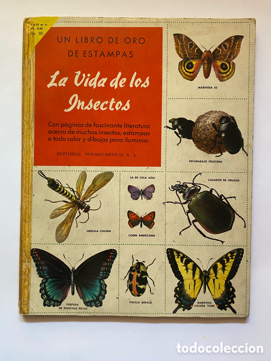Coleccionismo &aacute;lbum: &Aacute;lbum de cromos Libro de Oro de Estampas. La Vida de los Insectos (M&eacute;xico) COMPLETO