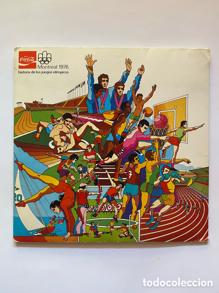 Coleccionismo &aacute;lbum: &Aacute;lbum de Coca-Cola Montreal 1976 COMPLETO