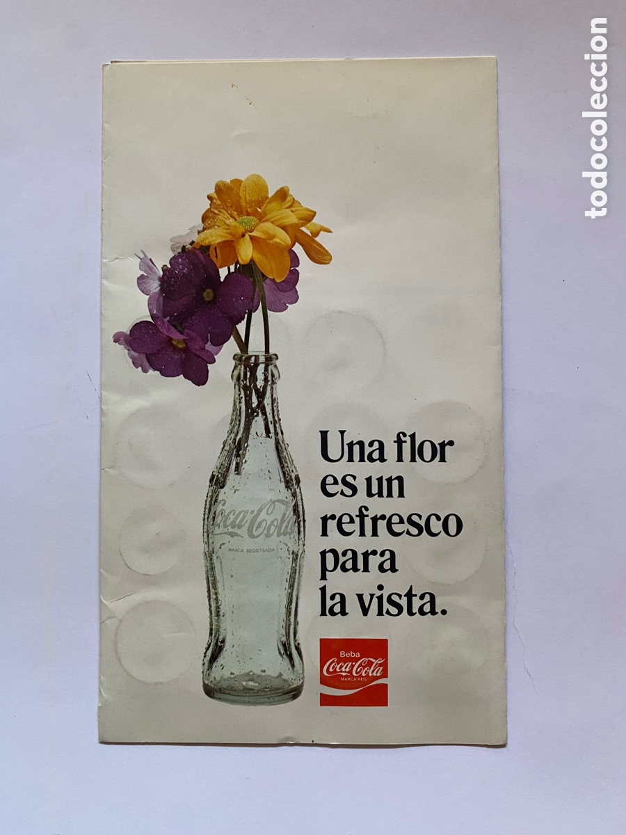 Coleccionismo &aacute;lbum: &Aacute;lbum Coca-Cola Chapas Una flor es un refresco para la vista COMPLETO