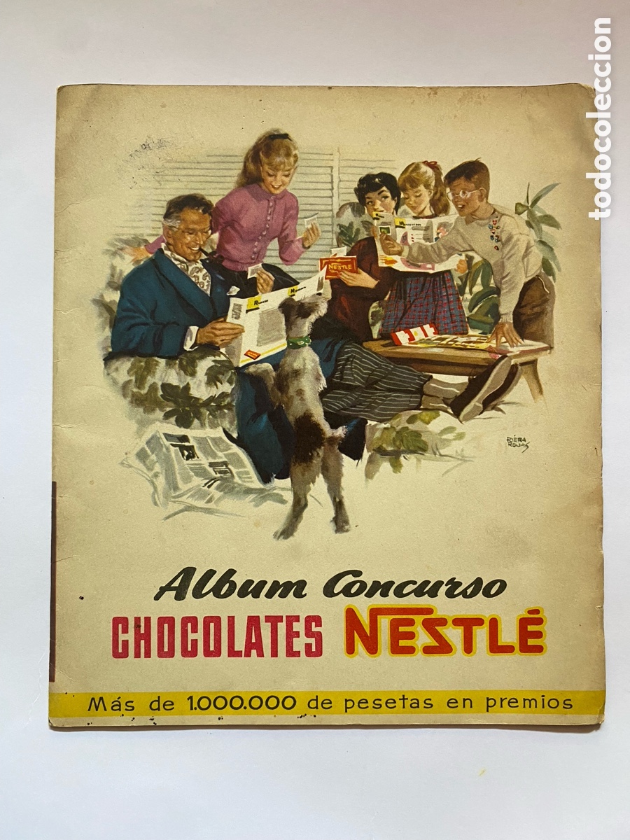 Coleccionismo &aacute;lbum: &Aacute;lbum de cromos Concurso Chocolates Nestle COMPLETO