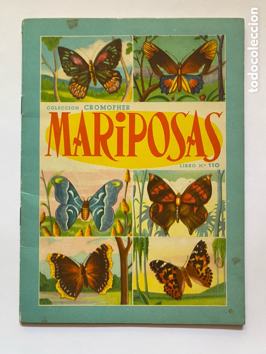 Coleccionismo &aacute;lbum: &Aacute;lbum de cromos Cromofeher, mariposas. Libro 10 COMPLETO